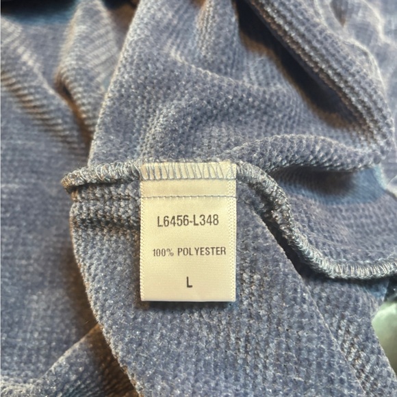 EARTHBOUND Soft Blue Velvet Long Sleeve Dress - Picture 7 of 7